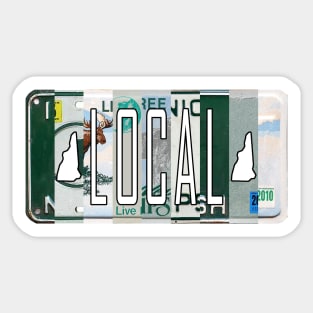 New Hampshire Local License Plates Sticker